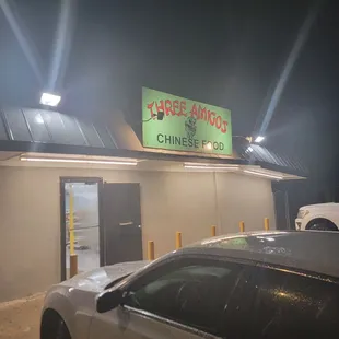 Outside of store.....