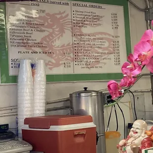 The menu. It's been changed. With the prices.