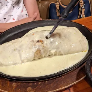 Beef burrito