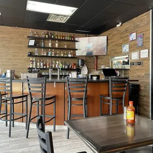 Inside bar area
