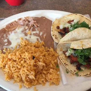 Tacos al Pastor Plate