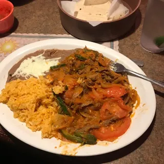 Bistec a la Mexicana