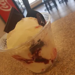 Raspberry Chocolate Chip Gelato