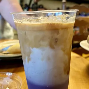 Blue berry latte seasonal special