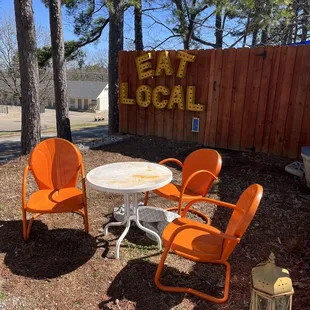 outdoor seating