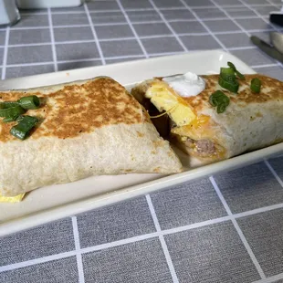 Smothered Mountain Man Burrito