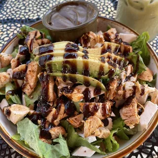 Chicken Avocado Caprese Salad