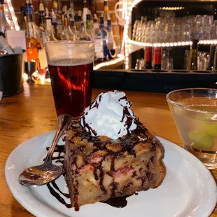 Strawberry chocolate chip bread pudding
