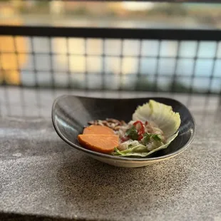 Ceviche with Sweet Potato