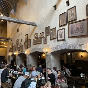 people eating in a restaurant