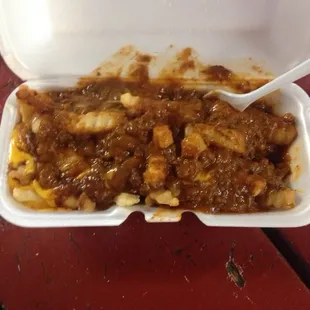 Chili cheese fries