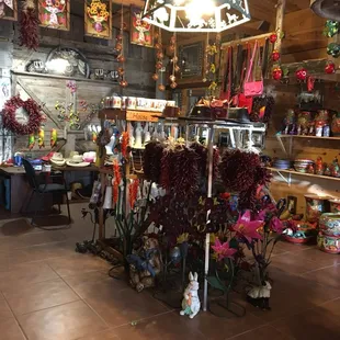 the inside of a store