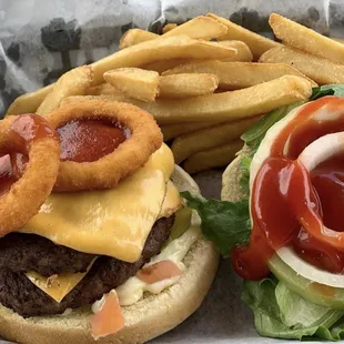 The famous Three brothers burger