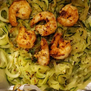 Spicy Garlic Zucchini Pasta