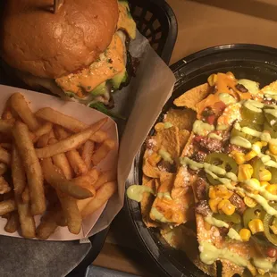 Nachos &amp; Diablo Burger
