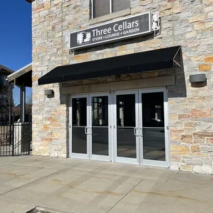 entrance to three cellars