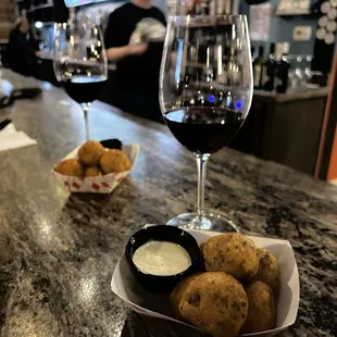Vino and tots