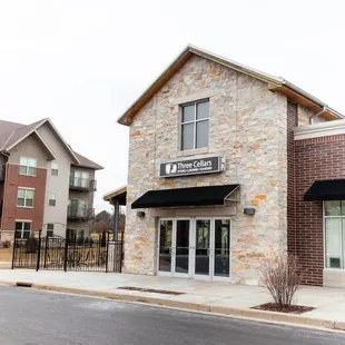 the outside of the building