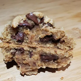 a chocolate chip cookie