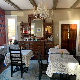 Breakfast Dining area