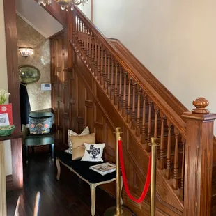 staircase to second floor