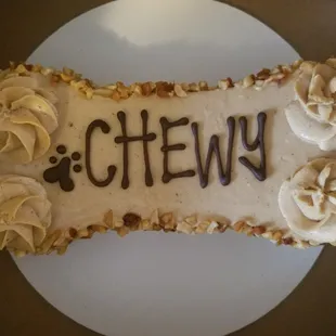 Peanut butter birthday cake- big enough to share!