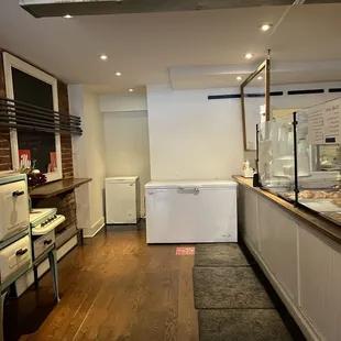 kitchen and dining area