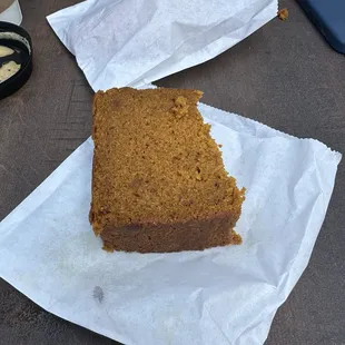 Vegan pumpkin bread