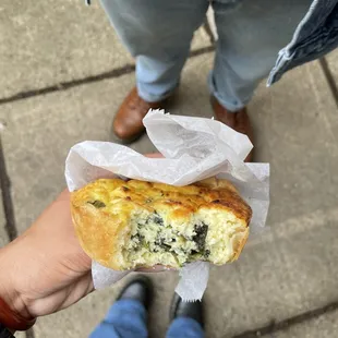 Spinach Feta quiche