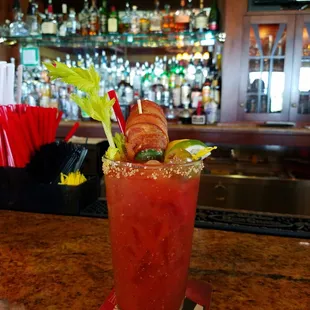 Three Finger Jacks Bloody Mary.  Delicious!