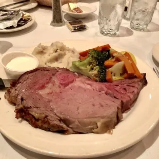 Prime rib ($33)