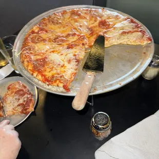 Double pepperoni pizza