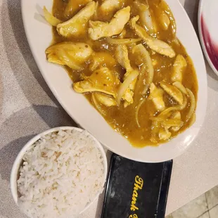 Curry chicken