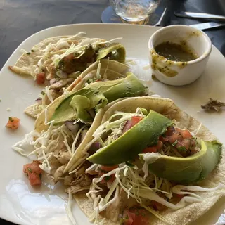 Baja Fish Tacos with Fries