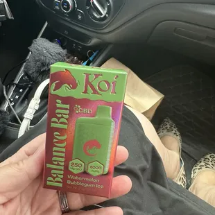 Pure CBD pen watermelon ice flavor