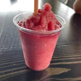 Strawberry Merlot Wine Slushie