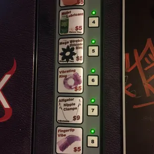 bathroom vending machine