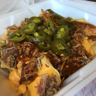 Bbq nachos