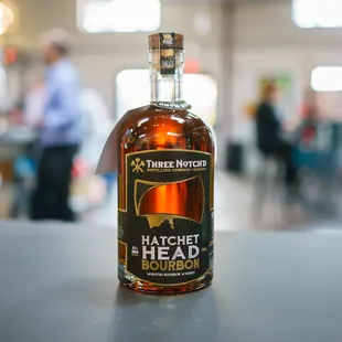 Hatchet Head Bourbon is available by the bottle or by the pour on our drinks menu. Keep it neat or choose one of our signature cocktails!