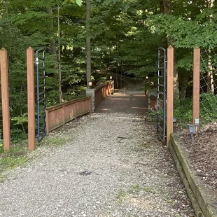 Bridge to the patio