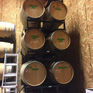 Barrels. If you&apos;re lucky, you might get to see them and hear about them.