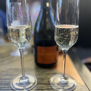 Order a bottle of bubbles