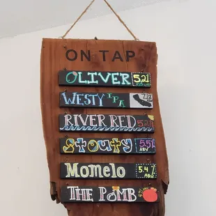 Pours on tap 05.26.2024. All good but the Oliver &amp; the Bomb were the best.