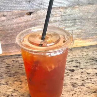 a cup of iced tea