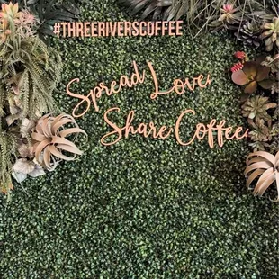 Cute backdrop for your coffee pics!