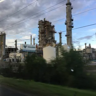 Refinery down the street