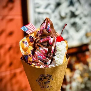 Love those waffle cones!