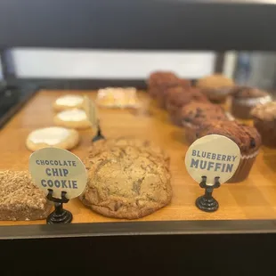 a variety of baked goods