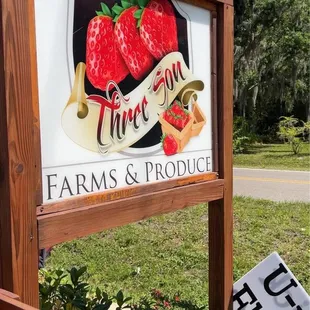 Three Sons roadside sign