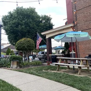 Outdoor seating area